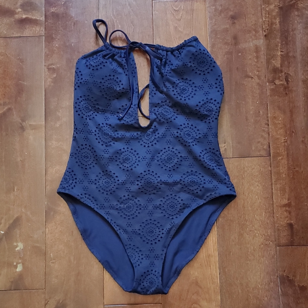 EUC Aerie blue One Piece Swimsuit size medium
